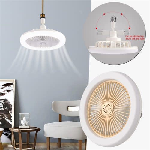 360° Rotation LED Ceiling Light With Fan 6500K Upgraded Ceiling Fans with Lights Remote