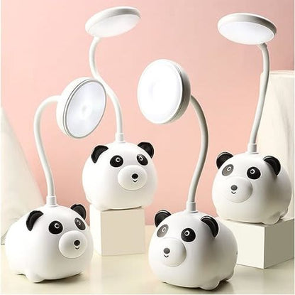 Cute Panda USB Rechargeable Table Lamp with Pencil Holder