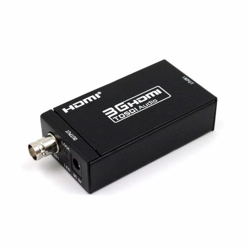 HDMI to SDI Converter 1080P Video Audio Converter with 5V Power Plug