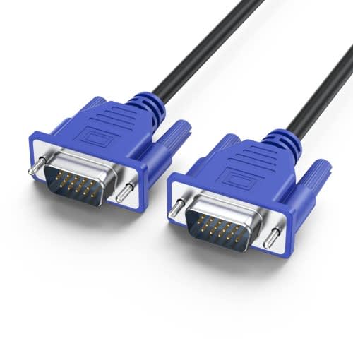 VGA to VGA Cable 6ft, VGA to VGA Monitor Cable 1080P Full HD Male to Male Cable