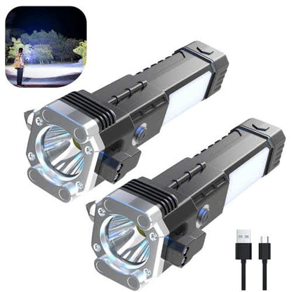 LED Rechargeable Waterproof Flashlight Ultra Bright