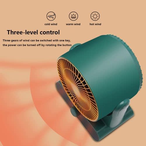 Portable heating and cooling fan, used all year round, fast heating in 3 seconds