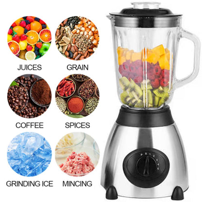 All-in-1 Blender Juicer Y66 5-Speed Stainless Steel Can Electric Food Blender