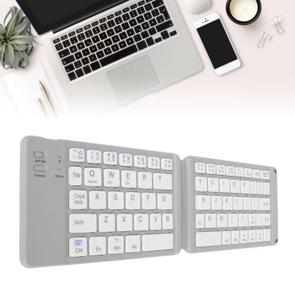 Ultra-thin folding keyboard, 3.0 responsive keyboard compatible with multiple systems