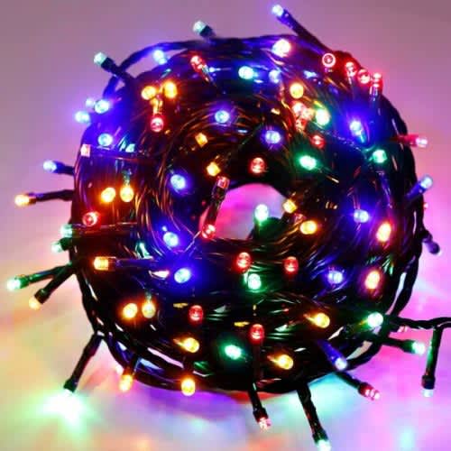 10M RGB Black Line LED Fairy String Light Interconnect