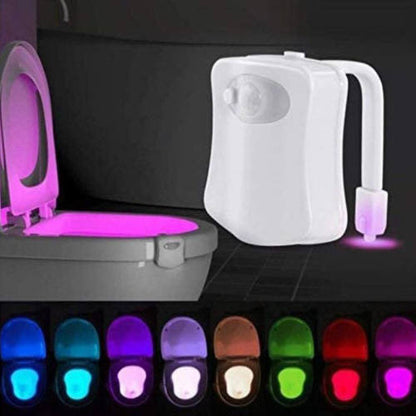 8 Color Toilet Light Motion Sensor Battery Powered Automatic LED Night Light Waterproof