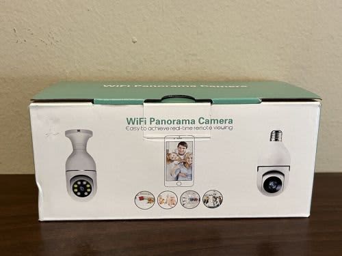 Light Bulb 360 Wi-Fi Panoramic Home HD Smart Security Camera