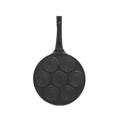 Kitchen Mini Pancake Breakfast Omelette Pan Nonstick Coated Aluminum 7-hole Egg Frying Pan