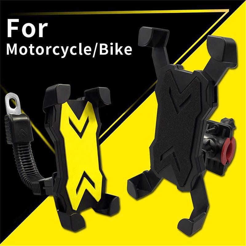 Motorcycle Mobile Phone Holder Mountain Bike Mobile Phone Holder Rearview Mirror Clip Holder Suitable For 4-7 Inch Mobile Phones