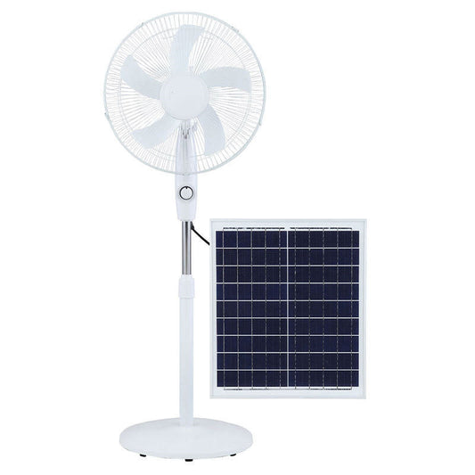 Solar Panel 12W 9V 3-Speed Floor-standing Shaking Fan