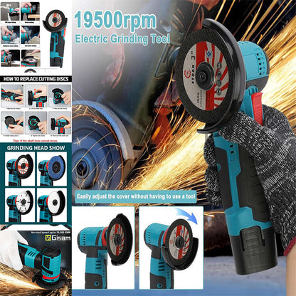 Cordless Mini Angle Grinder, Operation And Design, Testing And Disassembly, Mini Angle Grinder