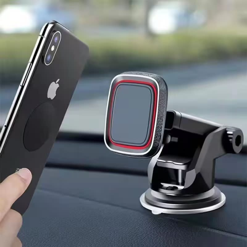 Car Mobile Phone Holder Magnetic Dashboard Telescopic Navigation Magnet Holder