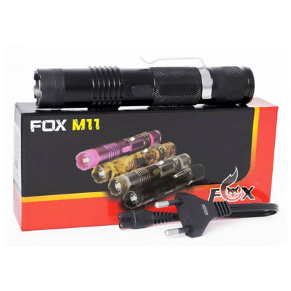 Stun Gun FOX M11 Electric Shock Stun Gun With LED Light Flashlight