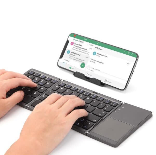 Foldable Bluetooth Keyboard with  Touch Pad Mouse