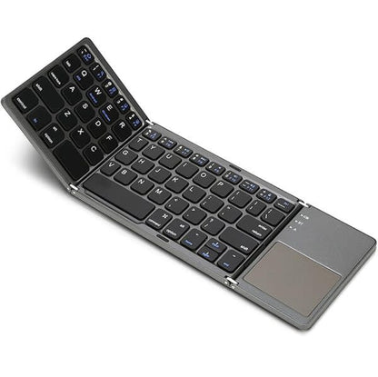 Foldable Bluetooth Keyboard with  Touch Pad Mouse