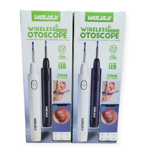 Wolulu Visual Otoscope Ear Wax  Cleaner with 3.5mm Ear Camera