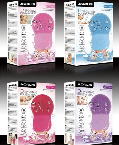 Aorlis Electric Facial Cleansing  Silicone Device