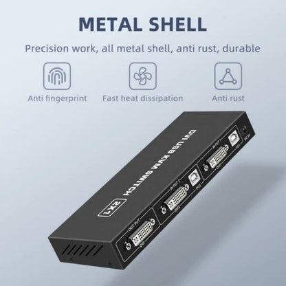 DVI KVM Switch 2×1