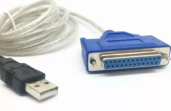 USB2.0 To DB25 Female Parallel Printer  LPT Cable