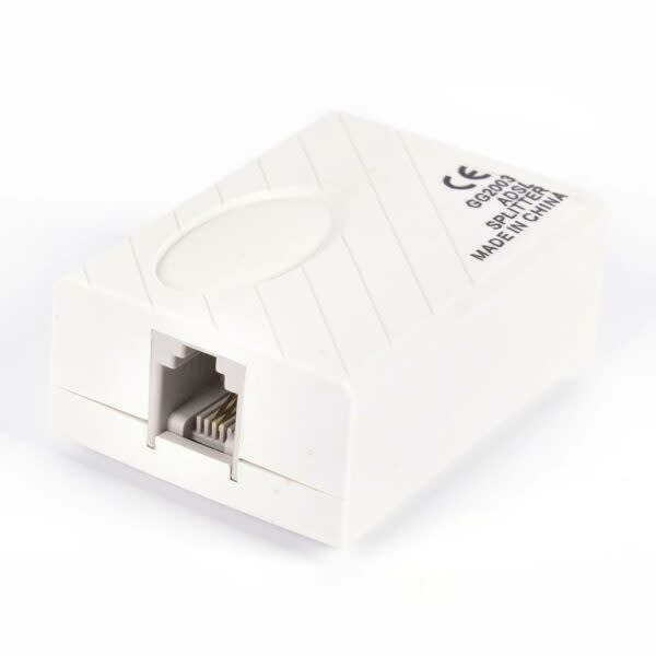 Telephone RJ11 Line ADSL Modem  Micro Filter Splitter