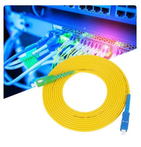 SC/APC – LC/UPC Simplex Single Mode  Fiber Optic Patch Cord 2.0mm 5M