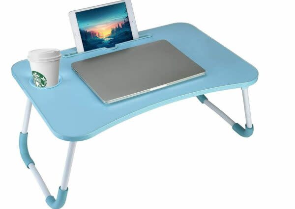 Laptop Table with Tablet  Stand and Cup Holder