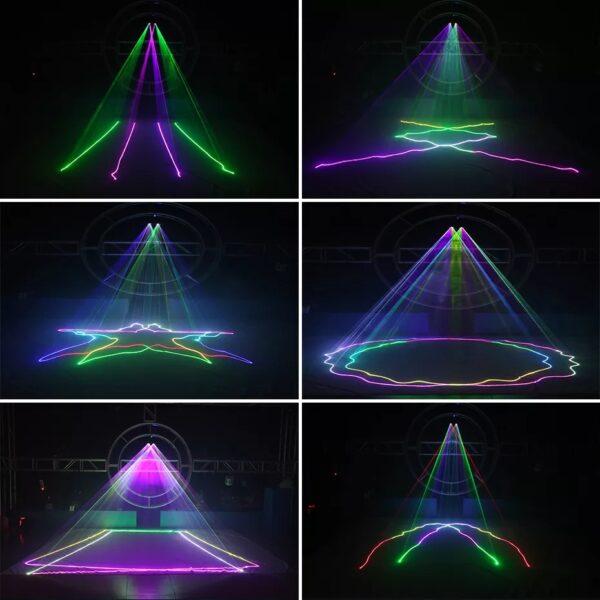 Dual Head Full Colour Line Laser  Stage Light