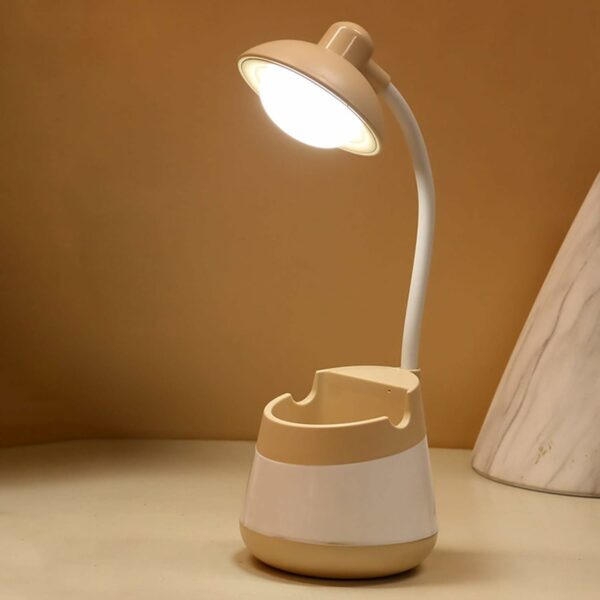 USB Rechargeable Table Lamp Pencil  Holder