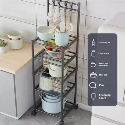 Floor Standing Storage Rack Removable Storage Kitchenware Bathroom Toiletries Storage Rack