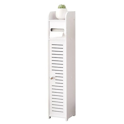 Small Bathroom Storage Corner Floor Cabinet with Doors