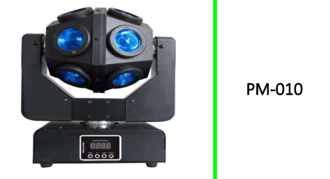 12 Moving LED Heads Laser Stage  Light