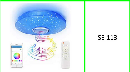 36W RGB LED Ceiling Light with  Bluetooth Speaker