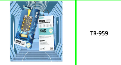 Treqa 10000mah Power Bank  Available in Black, White & Yellow