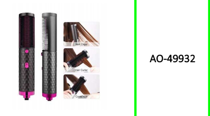 Aorlis 1600w 3 in 1 Professional  Comb Hair Curler, Straightener &  Dryer