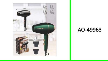 Aorlis 4000W 3 in 1 Hair Dryer