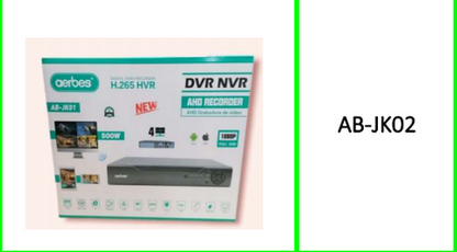 Aerbes 1080P 8 Channel DVR AHD  Recorder Android & IOS  Compatible 500W