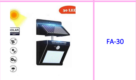 LED Sensor Solar Wall Lamp Separable  Solar Panel for Optimum Use