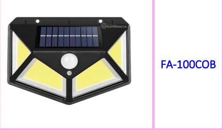 COB Solar Powered Motion Sensor Wall  COB Light