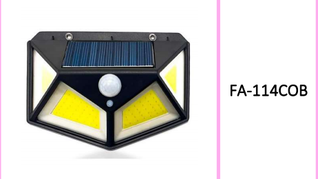 Solar Powered COB Wall lamp