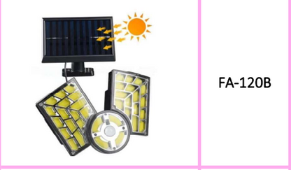 16COB Solar Induction Adjustable  Street Light with Remote Control