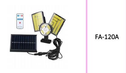 Solar Powered Induction Street Cob  Light With Remote Control