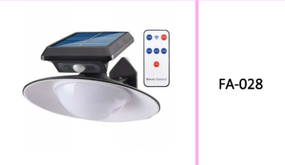 LED Induction Solar Motion Sensor  Light with Remote Control