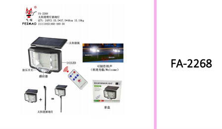 Solar Powered Sensor Light