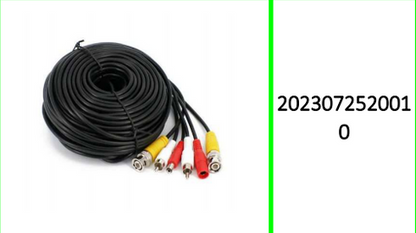 CCTV Video Power RG59 Coaxial  Cable 10m