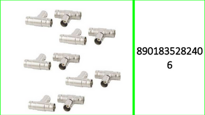 Tee Joint BNC-T Triple Female  Adapter Connector  100 Pieces