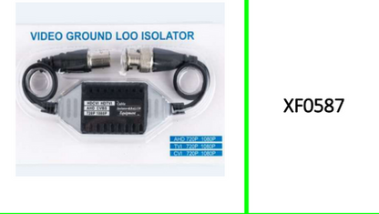 Coaxial Video Ground Loop  Isolator Balun BNC Male to Female