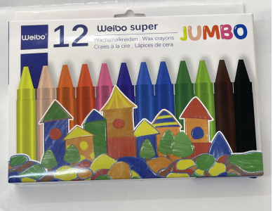 Jumbo Wax Crayons WB56006