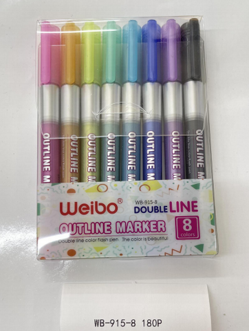 Double Line Marker Pen WB9158