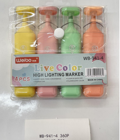 Highlighting Marker 4PCs WB9414