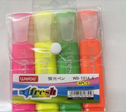 High Lighting Marker 4PCs WB101A4